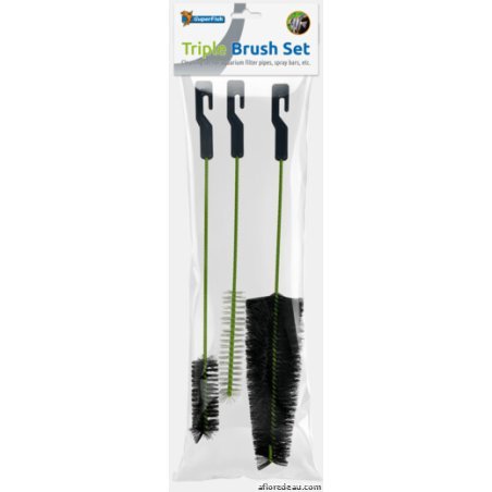 SUPERFISH KIT 3 BROSSES DE NETTOYAGE