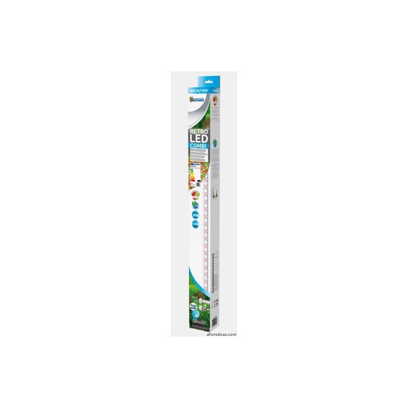 SF RETRO LED COMBI T8&T5 60 CM/18 WATT