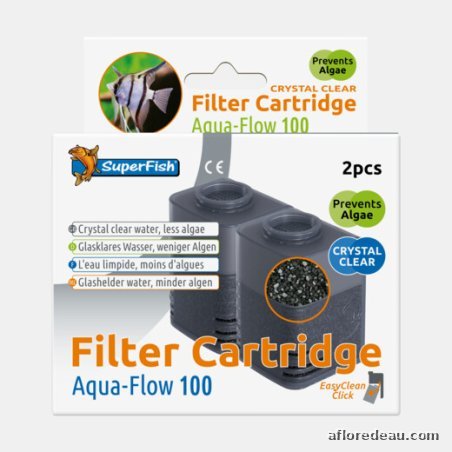 SF AQUAFLOW 100/150 CARTOUCHES CRYSTAL CLEAR 2X