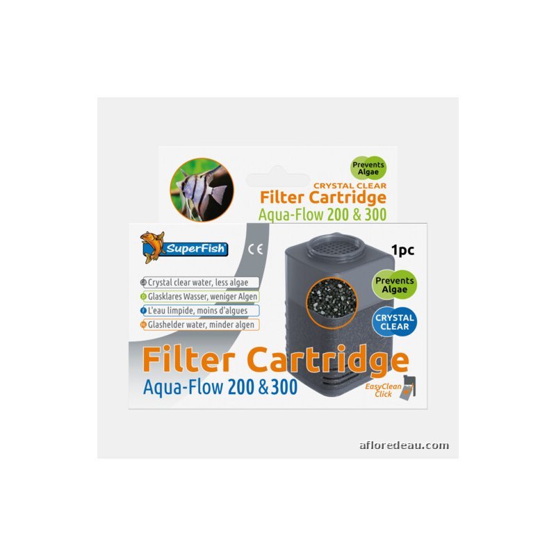 SF AQUAFLOW 200/300 CARTOUCHE CRYSTAL CLEAR 1X