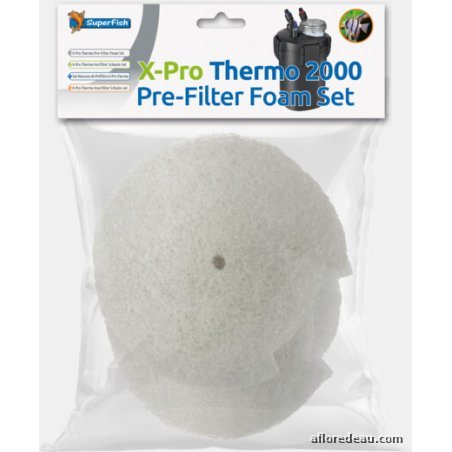 SF X PRO THERMO PRE FILTER 2000 SET MOUSSE 3X New !!