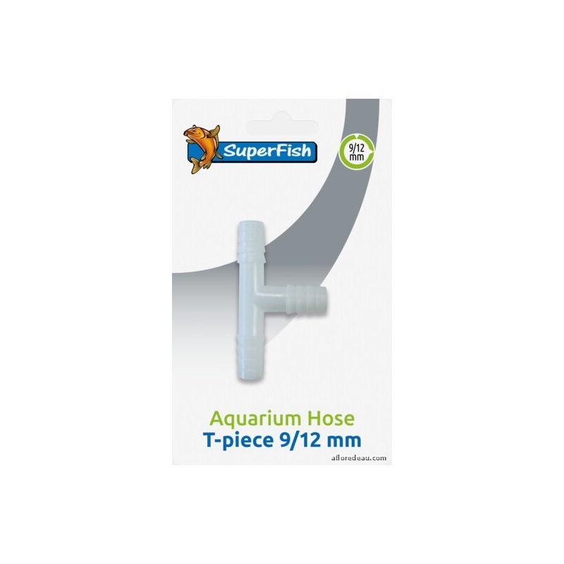 SF RACCORD T POUR TUYAU D'AQUARIUM 9/12 MM