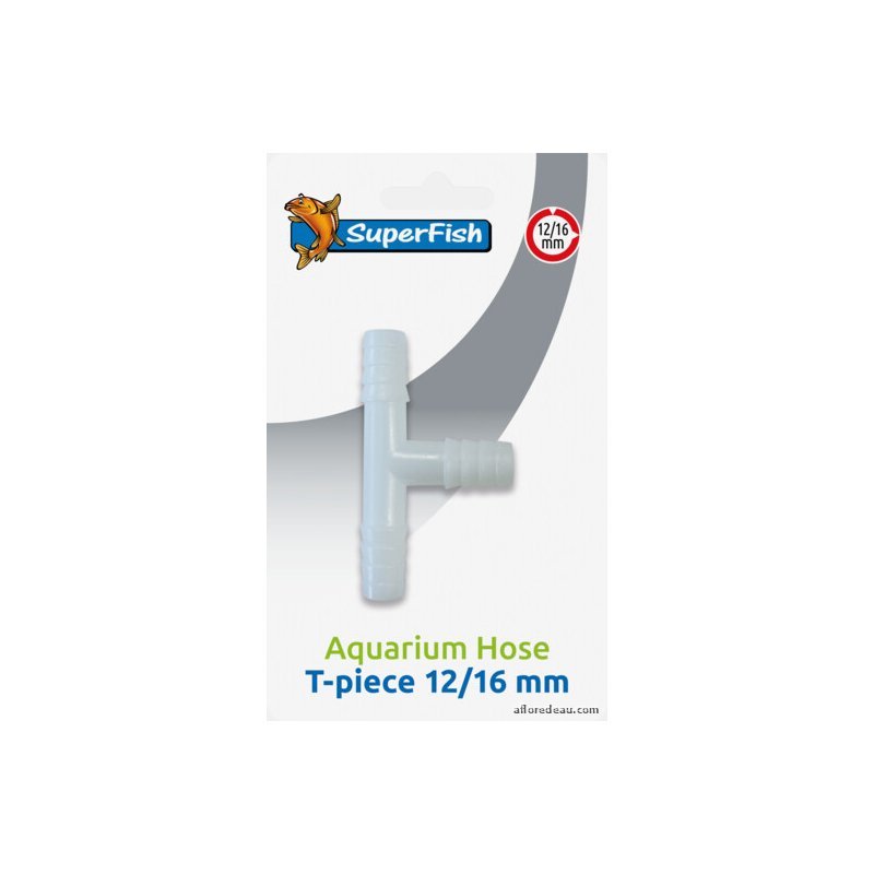 SF RACCORD T POUR TUYAU D'AQUARIUM 12/16 MM