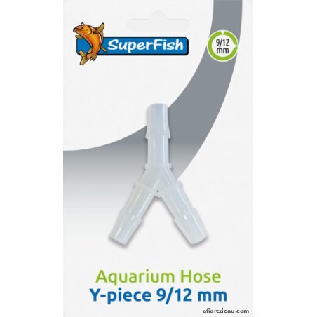 SF RACCORD Y POUR TUYAU D'AQUARIUM 9/12 MM