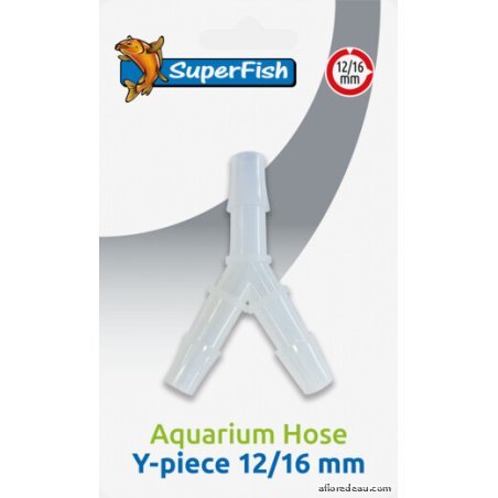 SF RACCORD Y POUR TUYAU D'AQUARIUM 12/16 MM