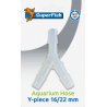 SF RACCORD Y POUR TUYAU D'AQUARIUM 16/22 MM