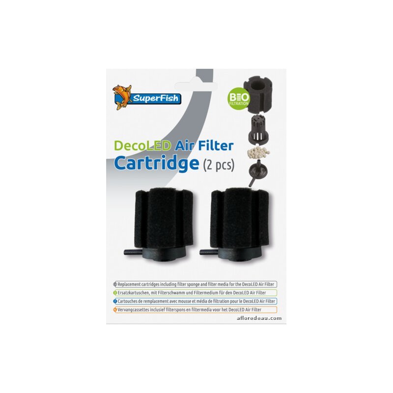 SF CARTOUCHE DECO LED AIR FILTER 2X New !!