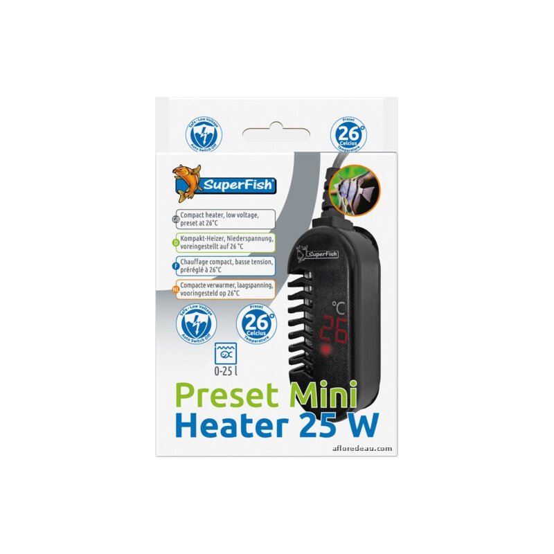 SF PRESET MINI HEATER 25 WATT New !!