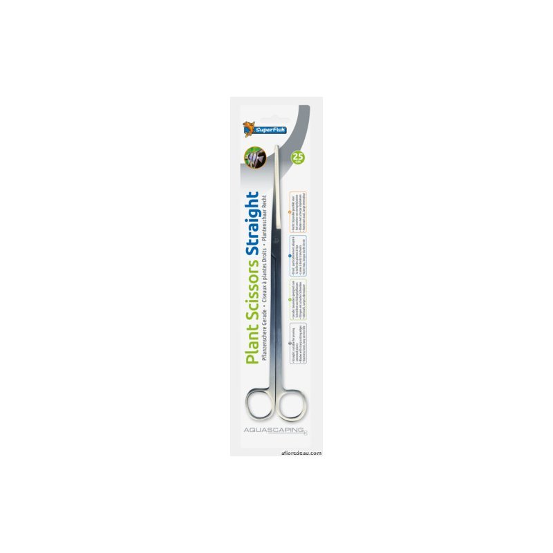 SF INOX CISEAU A PLANTES 25 CM DROIT