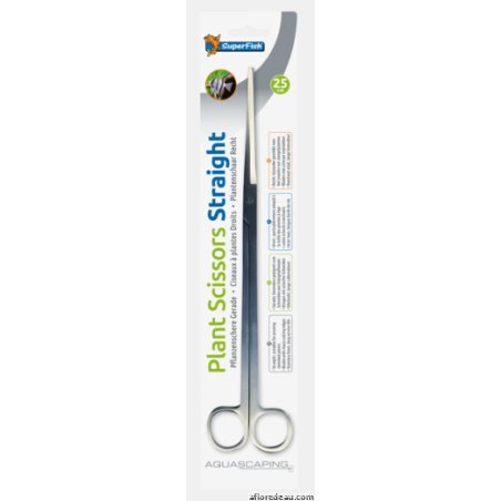 SF INOX CISEAU A PLANTES 25 CM DROIT