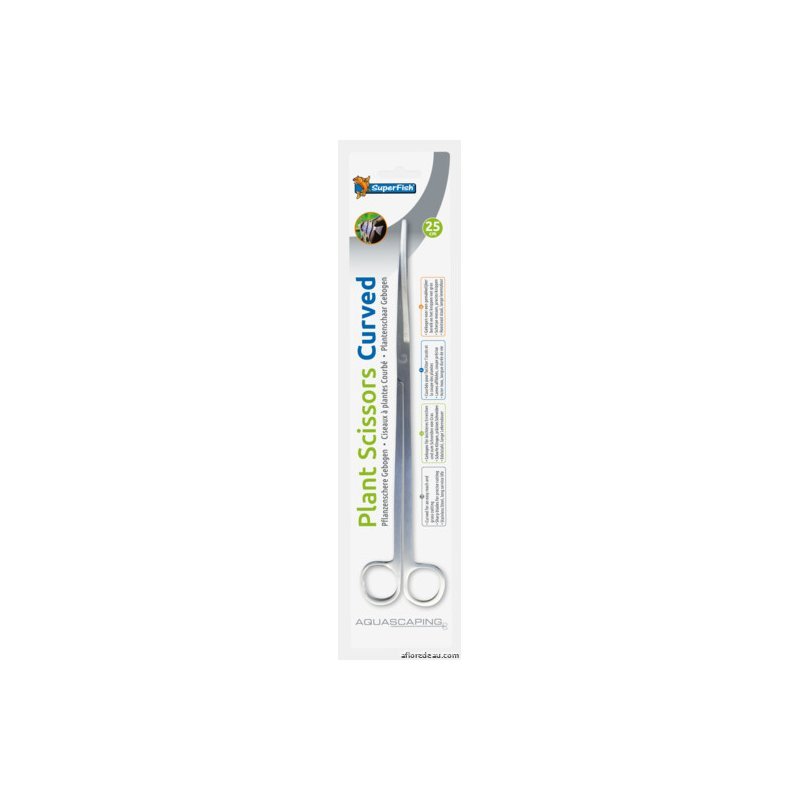 SF INOX CISEAU A PLANTES 25 CM COURBÉ