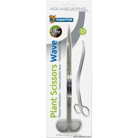 SF INOX CISEAU A PLANTES 25 CM ONDULÉ