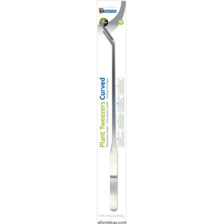 SF INOX PINCE A PLANTES 48 CM COURBÉE