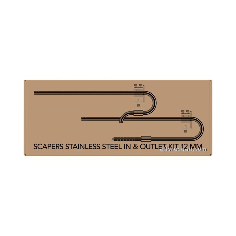 SF SCAPERS KIT IN & OUTLET INOX 12 MM