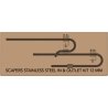 SF SCAPERS KIT IN & OUTLET INOX 12 MM