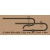 SF SCAPERS KIT IN & OUTLET INOX 16 MM
