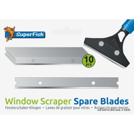 SF WINDOW SCRAPER LAMES DE RECHANGE 10X