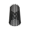 Tube à grille Ø 200mm x Longeur 1000mm (noir)