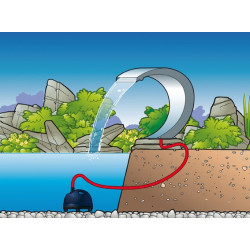 Montage cascade lame d'eau Cobra Inox