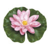 Fleur synthétique de nénuphar rose diam 20cm