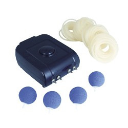 Pompe à air AIR extérieure 1000 + tuyau + bulleur (Ecotax 0.17€)