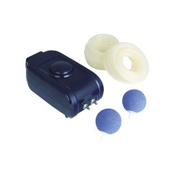 Pompe à air AIR extérieure 200 + tuyau + bulleur (Ecotax 0.17€)