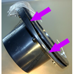 Traversée de paroi ronde 110mm RTF Très résistant (vortex)