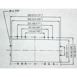 Skimmer mural 305mm: nettoyage de la surface:algues, débris