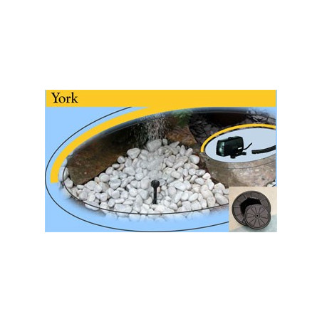 Kit fontaine sur galets York 0,17€ d'EcoTaxe
