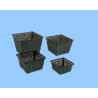 Panier de plantation carré 25x25x15cm pour plantes aquatiques