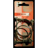 Colliers de fixation (x2) 37-42mm pour tuyau spirale