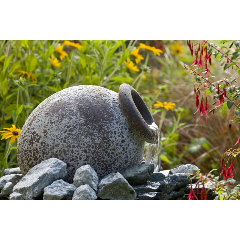 Kit Orange, jeu d'eau amphore d'aspect antique