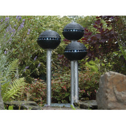 Kit Cassino, jeu d'eau 3 boules en Terrazzo ( décoration autour non fournie )