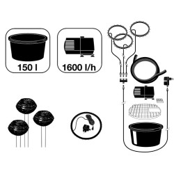 Set Cassino AcquaArte, fontaine 3 boules