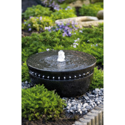 Kit Canberra, jeu d'eau 1/2 boule en terrazzo ( décoration autour non fournie )