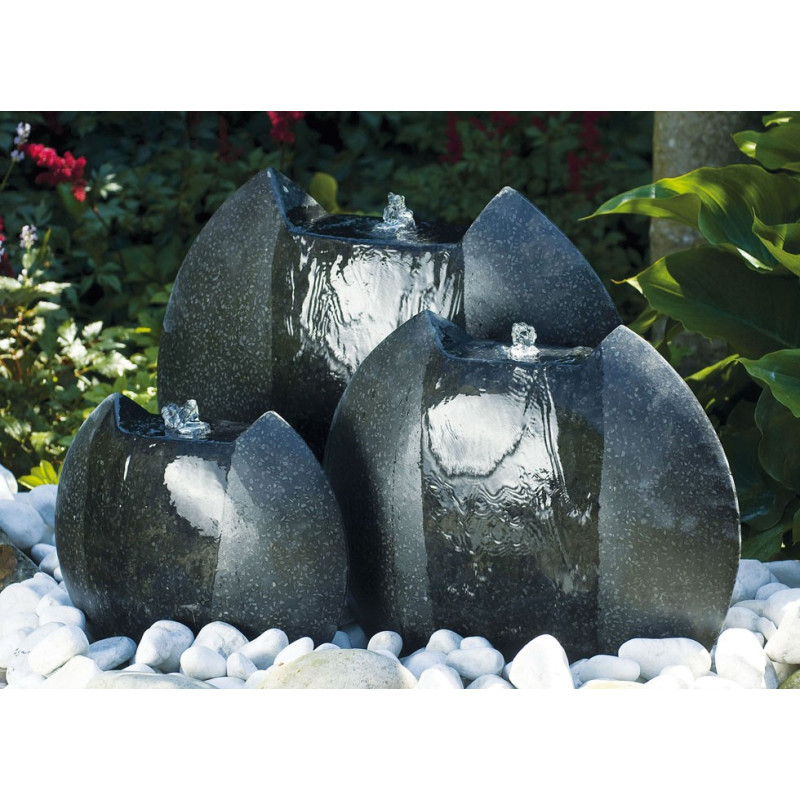 Kit Ferrara, jeu d'eau éléments en Terrazzo ( décoration autour non fournie )