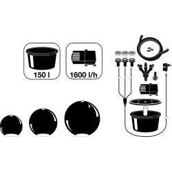 Set Sovana AcquaArte, fontaine 3 éléments