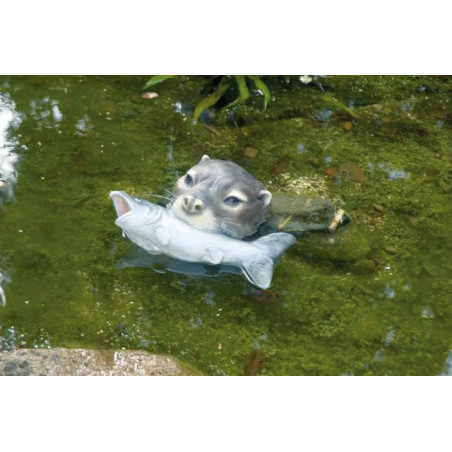 Gargouille Loutre avec poisson dans la gueule