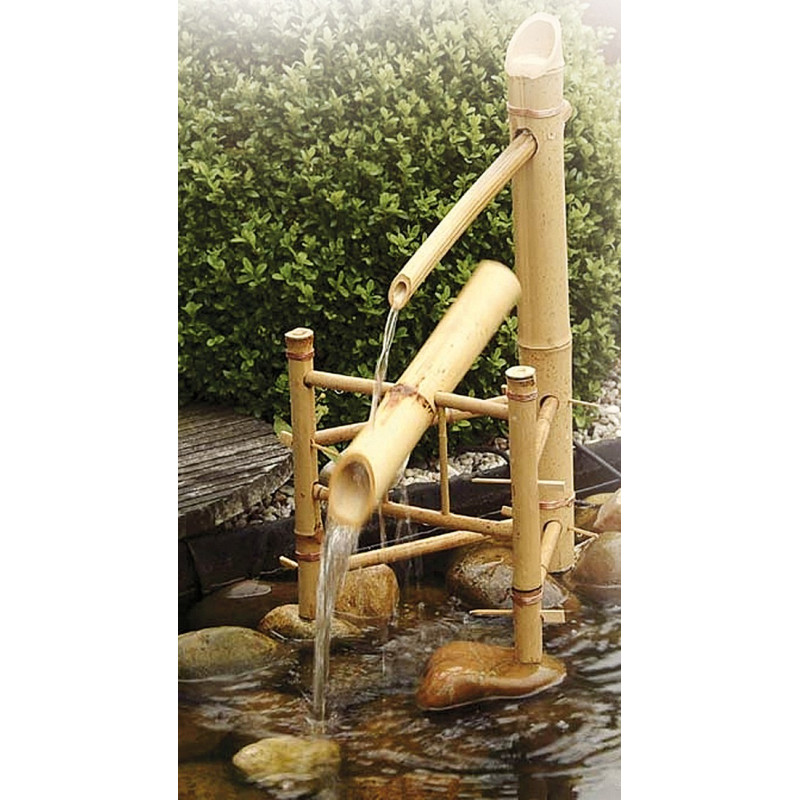 Fontaine Bamboo basculante vendu seule. ambiance zen