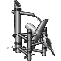 Fontaine Bamboo basculante vendu seule. ambiance zen