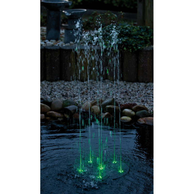 Jeux d'eau JumpMax à décor flottant (6 jets + LED + accessoires inclus sans pompe)