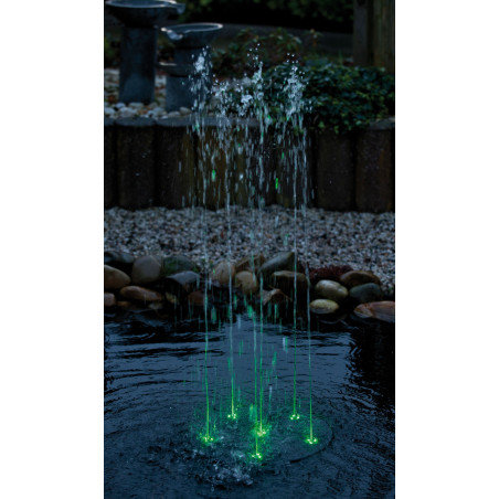 Jeux d'eau JumpMax à décor flottant (6 jets + LED + accessoires inclus sans pompe)