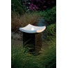 Kit Saint Tropez bassin hors sol moderne pied en Terrazzo et vasque crème avec LED