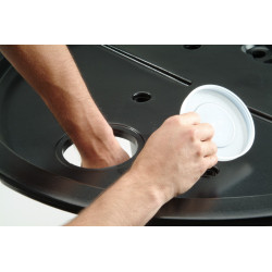 Un accès est possible par une trape