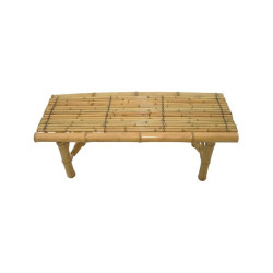 Banc en bambou 100x37x40cm