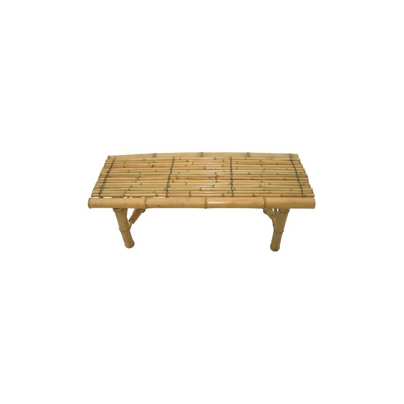 Banc en bambou 100x37x40cm
