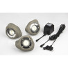 3 Spots rochers Multibright Stone 12V