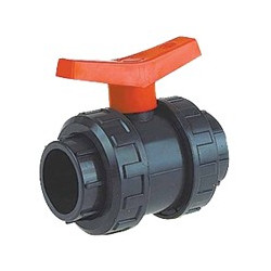 Vanne à bille diamètre 63mm double union FF à coller