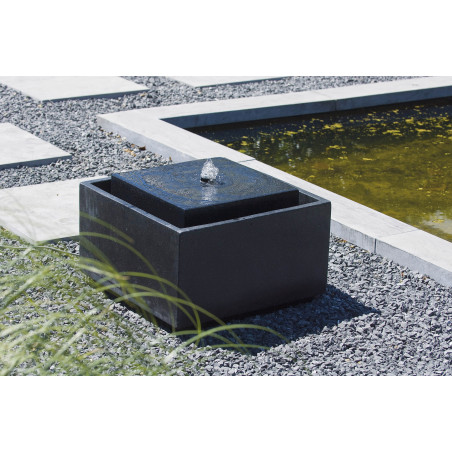 Kit Sonora. bassin hors sol moderne en Terrazzo avec LED