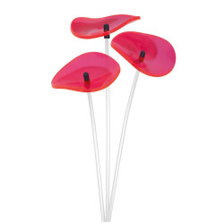 Lot de 3 Petites Fleurs de Soleil Lucille (Rose)